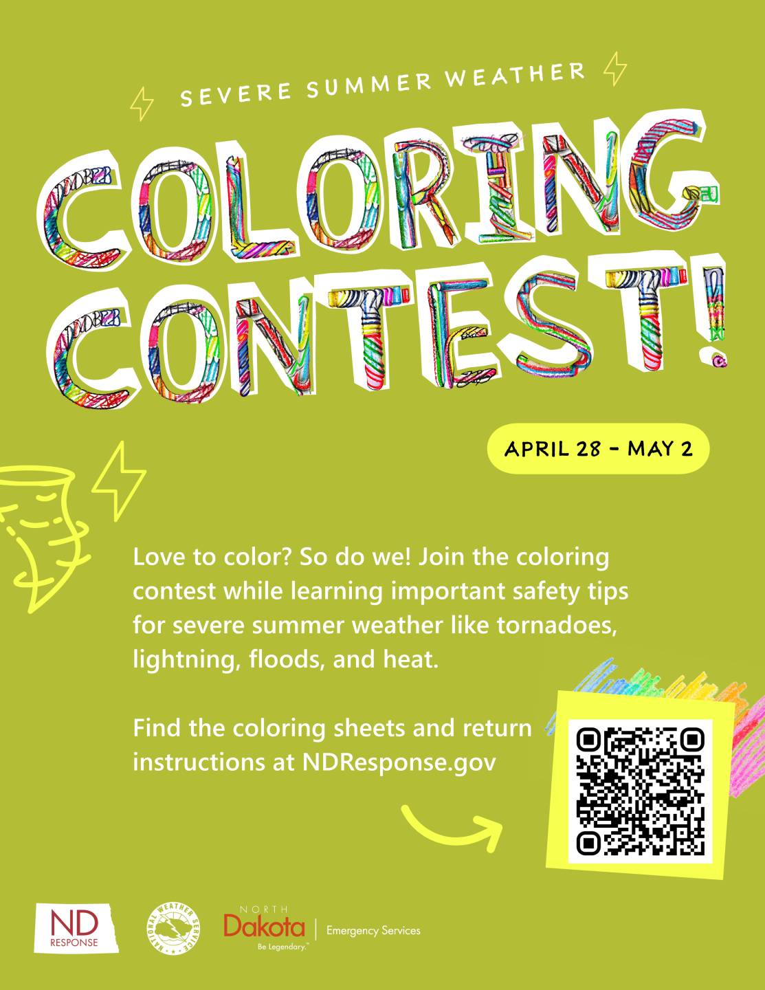 Coloring Contest Flyer